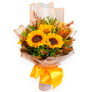 Bouquet of 3 Sunflowers