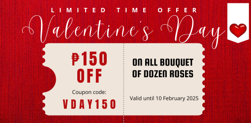 Valentine's Discount Coupon Code of Php100